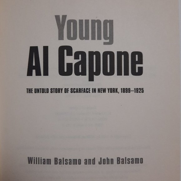 Hardcover Book, "Young Al Capone" by William Balsamo & John Balsamo - Picture 5 of 9